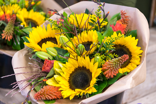 sunflower bouquet